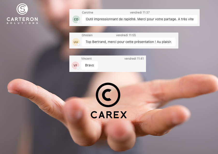 Premiers Retours Sur Carex Carteron Solutions